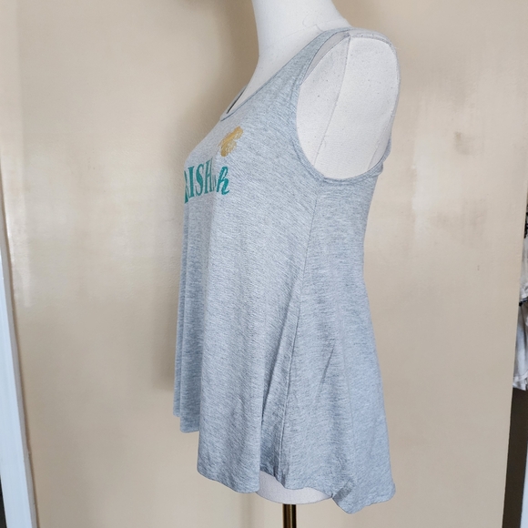 Grey Irish-ish Flowy Tank Top, Women's XS - Picture 2 of 9